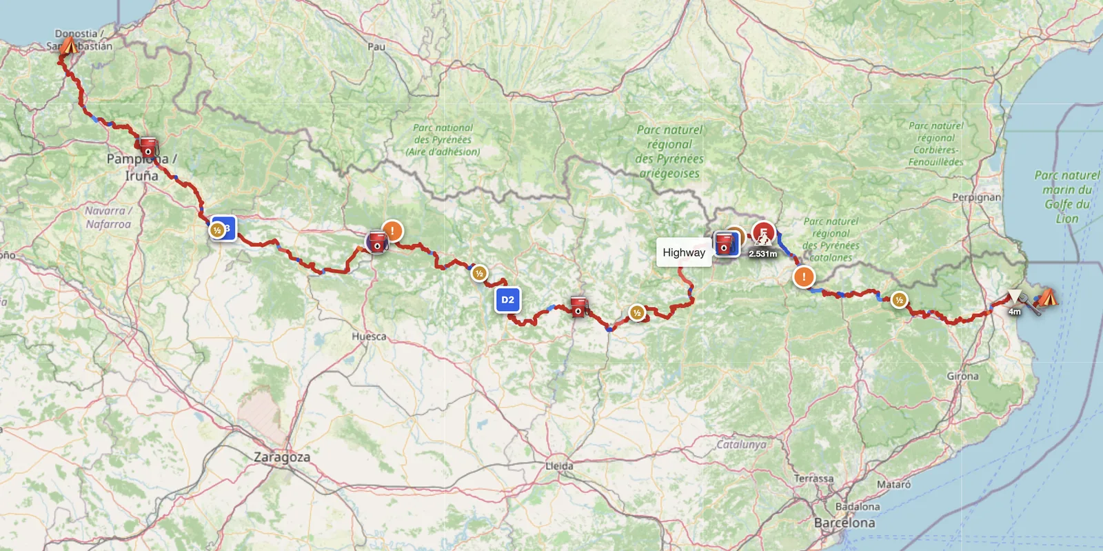 Pyrenees Maproute Offroad Route Showcase — Curated GPX Rides — GoraAdv